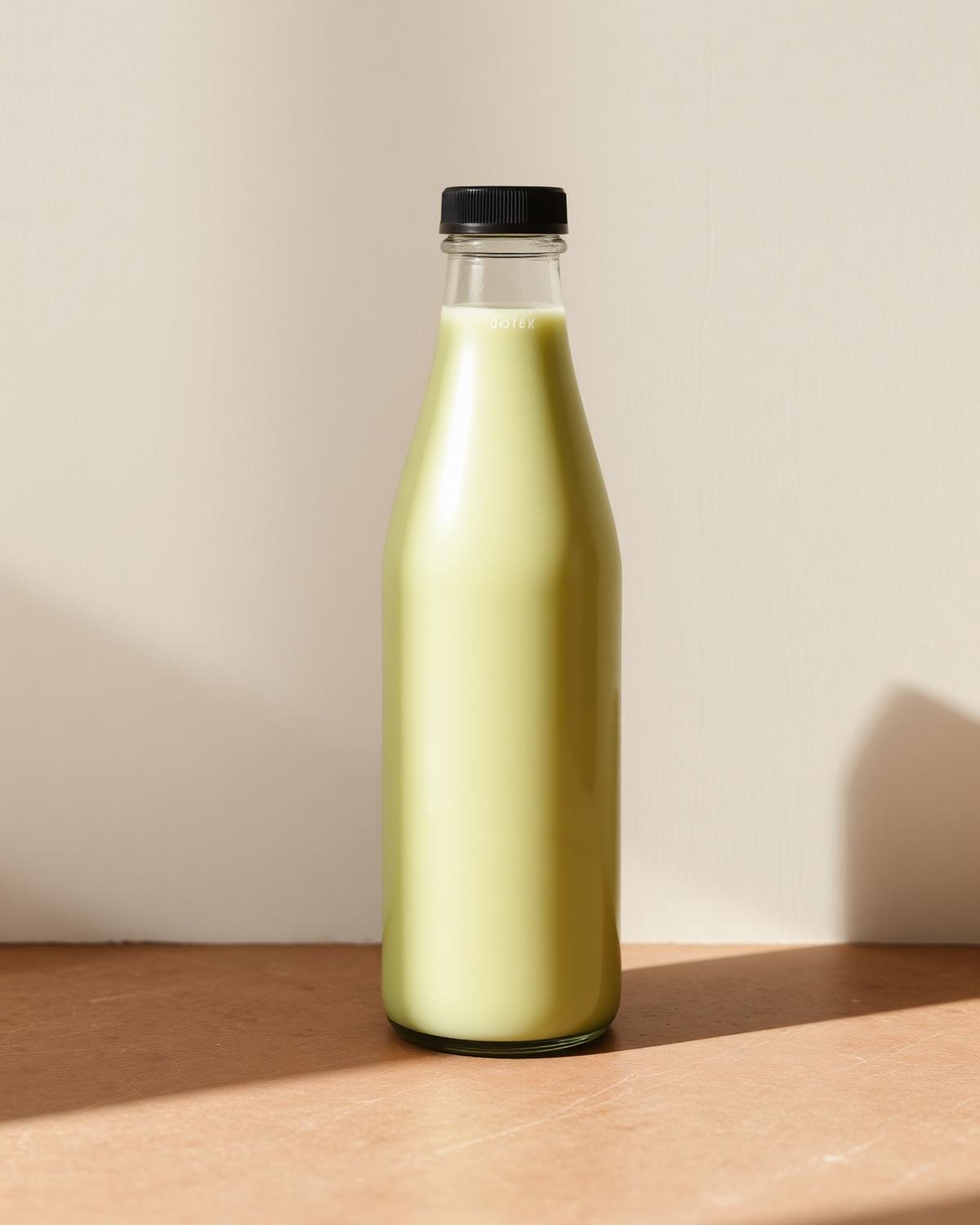 Keto Fuel in an unlabeled glass bottle