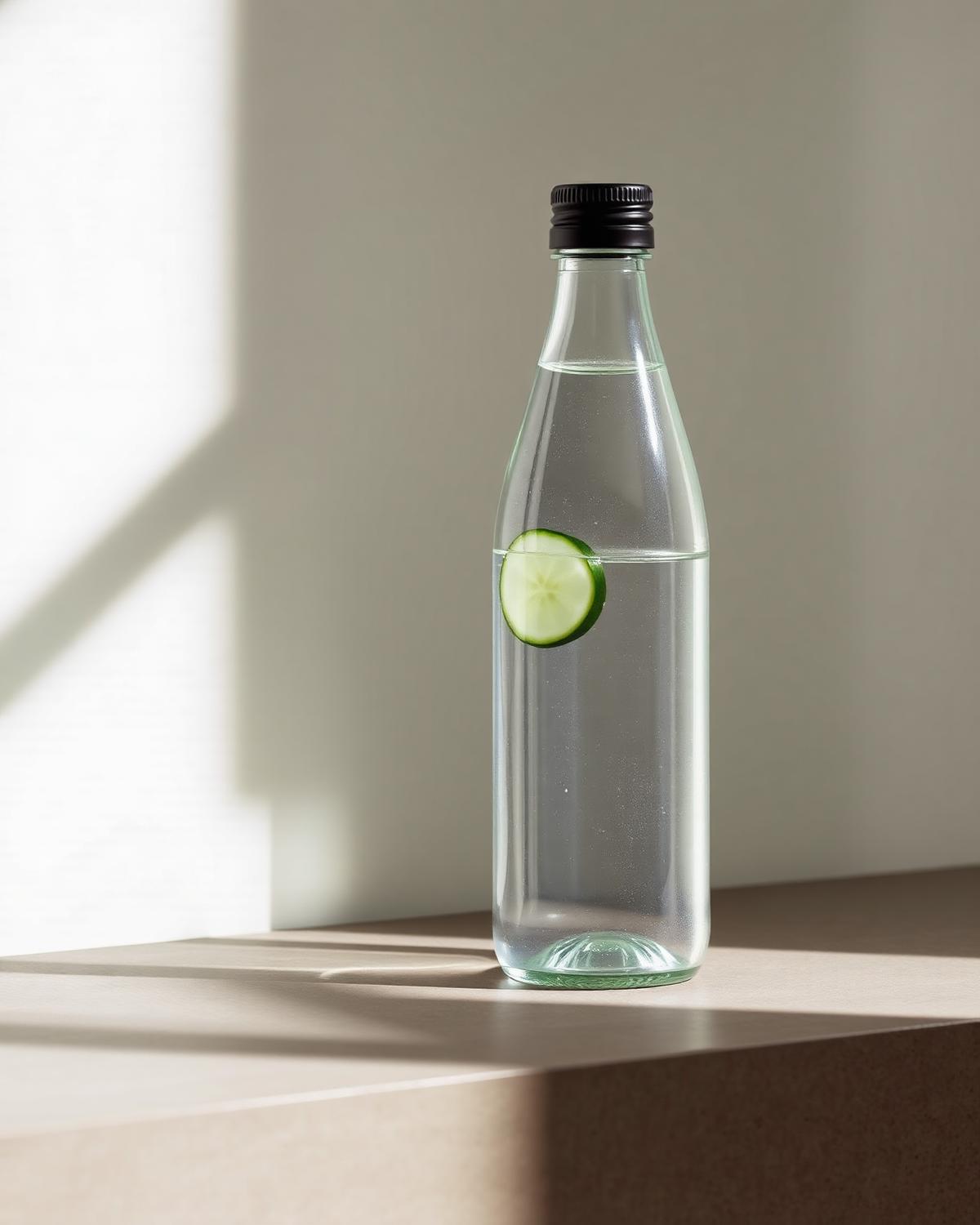 Mineral Hydration in an unlabeled glass bottle